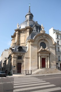 France, ile de france, paris 4e, le marais, 17 rue saint antoine, temple sainte marie ou temple du marais, edifice religieux protestant, eglise reformee,