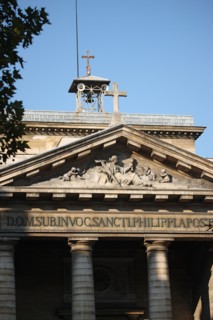 France, ile de france, paris 8e arrondissement, eglise saint philippe du roule, 154 rue du faubourg saint honore, architecte chalgrin, facade, colonnes, porche, sculpture, fronton,