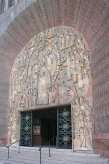 eglise sainte odile, avenue stephane mallarme, porte de Champerret, Paris 17e