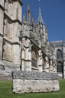 France, Haute Normandie, eure, pays d'evreux, evreux, cathedrale, clocher, sarcophage,