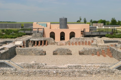 site archeologique de Gisacum 
les thermes