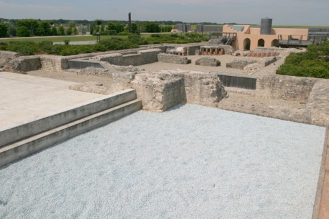 site archeologique de Gisacum 
les thermes