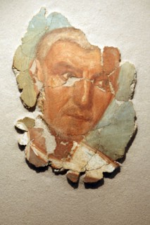France, Haute Normandie, eure, pays d'evreux, evreux, archeveche, musee municipal, salle gallo romaine, premier portrait d'un ebroicien,