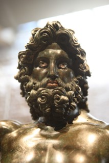 France, Haute Normandie, eure, pays d'evreux, evreux, archeveche, musee municipal, salle gallo romaine, statue de jupiter trouvee en 1840,