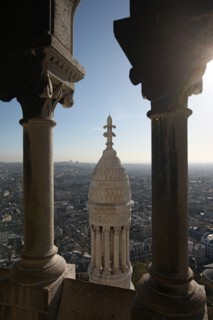 France, ile de france, paris 18e arrondissement, butte montmartre, basilique du sacre coeur, panorama depuis le dome, vue generale, paysage urbain,