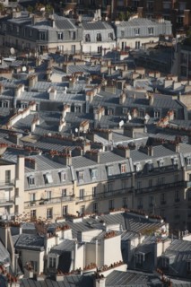 France, ile de france, paris 18e arrondissement, butte montmartre, basilique du sacre coeur, panorama depuis le dome, vue generale, paysage urbain, toits de la ville,