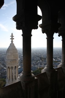 France, ile de france, paris 18e arrondissement, butte montmartre, basilique du sacre coeur, panorama depuis le dome, vue generale, paysage urbain,