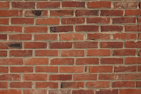 France, paris, detail d'un mur de briques, materiau de construction, maison, terre cuite,