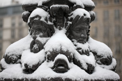 Paris sous la neige