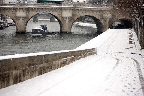 Paris sous la neige