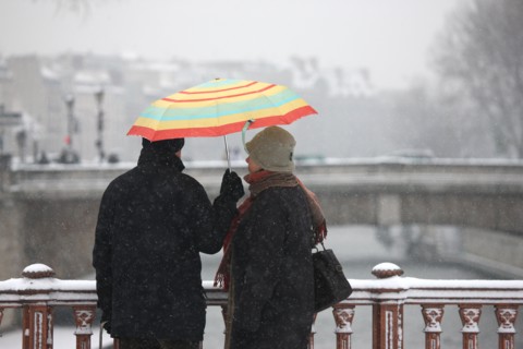 Paris sous la neige