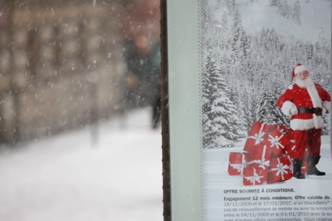 Paris sous la neige