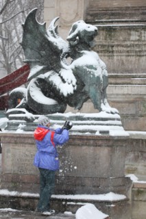 Paris sous la neige
