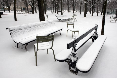 Paris sous la neige
