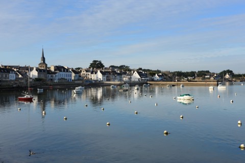 France, Bretagne, morbihan, golfe du morbihan, locmariaquer, mer, eau, bateaux, naires, voiliers, village, port,