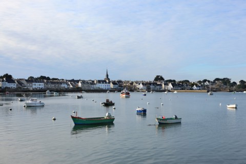 France, Bretagne, morbihan, golfe du morbihan, locmariaquer, mer, eau, bateaux, naires, voiliers, village, port,