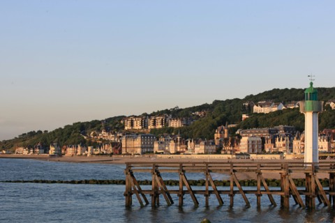 France, lighthouse, Deauville