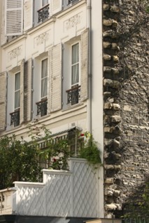 France, Ile de France, paris 7e arrondissement, rue saint simon, n9/11, raccordements de facades et pierres d'attente,