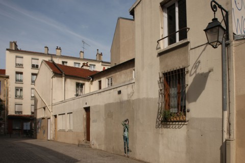 France, Patio on street
