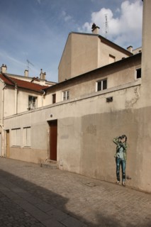 France, Patio on street