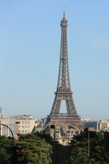 France, Ile de France, paris 15e arrondissement, bd pasteur vue sur la tour eiffel,