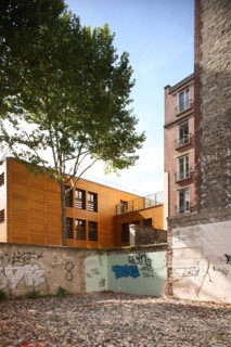 France, Ile de France, paris 15e arrondissement, 22 rue duranton, parcelle vide,