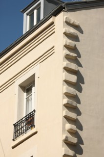 France, paris 15e arrondissement, 94 rue saint charles, pierres d'attente,