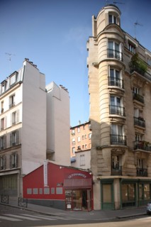France, Small building between two heights