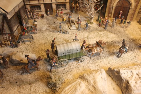 France, Haute Normandie, eure, les barils, palais de la miniature, figurine de plomb de la revolution a la fin du premier empire, claude alexandre, fondeur orfevre, musee, artisanat d'art,