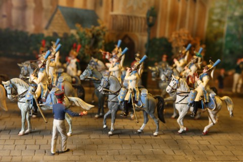 France, Haute Normandie, eure, les barils, palais de la miniature, figurine de plomb de la revolution a la fin du premier empire, claude alexandre, fondeur orfevre, musee, artisanat d'art,