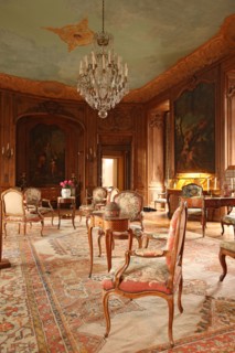 France, Haute Normandie, eure, beaumesnil, chateau, musee de la reliure, interieur,