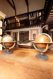 France, Haute Normandie, eure, beaumesnil, chateau, musee de la reliure, interieur,