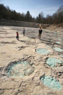France, franche comté, jura, loulle, traces de dinosaures, site protege, prehistoire, jurassique,