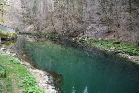 France, franche comte, jura, nozeroy, source de l'ain, pays des lacs, eau, paysage, nature, hiver,