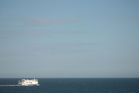 France, Bretagne, morbihan, quiberon, port maria, bateaux, chalutiers, ferry assurant la liaison avec belle ile en mer, compagnie oceane, transport de passagers, tourisme,