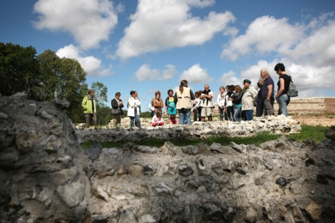 France, Haute Normandie, seine maritime, pays de la bresle maritime, eu, site archeologique de bois l'abbe visites guidees en famille, histoire,