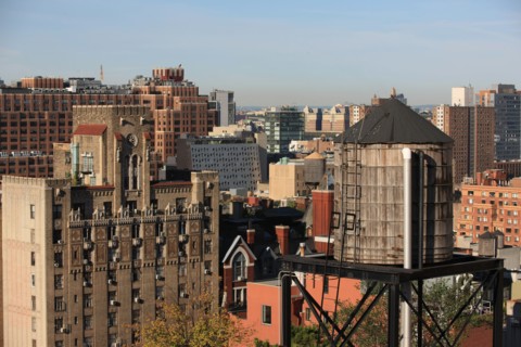 usa, etat de New York, New York City, Manhattan, tours, depuis la terrasse de l'hotel Four Points by Sheraton, 160W 25th street, reservoirs,