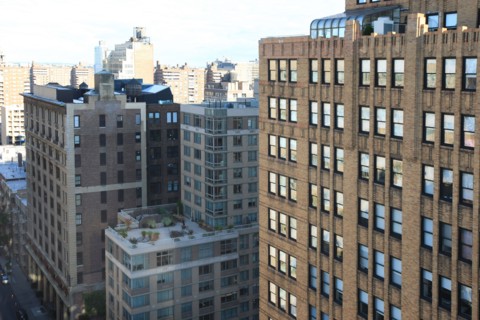 usa, etat de New York, New York City, Manhattan, Chelsea, buildings, reservoirs, depuis la terrasse de de l'hotel Four Points by Sheraton, 160W 25th,