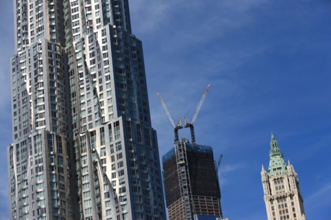 usa, etat de New York, New York City, Manhattan, financial district, pointe de Manhattan, building,