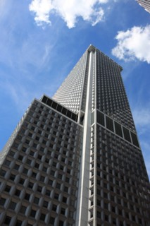 usa, etat de New York, New York City, Manhattan, financial district, pointe de Manhattan, ferry pour Staten Island, buildings,
