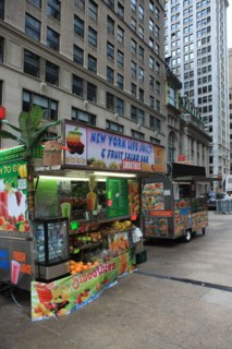 usa, etat de New York, New York City, Manhattan, financial district, vendeur ambulant,
