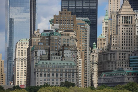 usa, etat de New York, New York City, Manhattan, financial district, pointe de Manhattan, ferry pour Staten Island, buildings, baie, bateaux, statue de la liberte, Bartholdi,