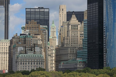 usa, etat de New York, New York City, Manhattan, financial district, pointe de Manhattan, ferry pour Staten Island, buildings, baie, bateaux, statue de la liberte, Bartholdi,