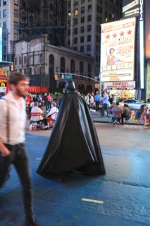 usa, etat de New York, New York City, Manhattan, Midtown, Broadway, vers Times Square, neons, nuit,