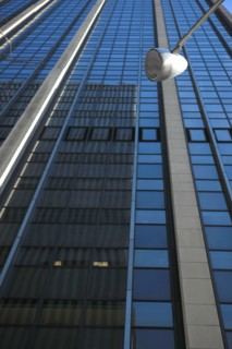 usa, etat de New York, New York City, Manhattan, Broadway, vers Rockfeller Center, buildings, rue,
