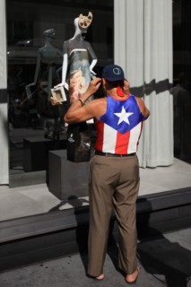 usa, etat de New York, New York City, Manhattan, Broadway, vers Rockfeller Center, buildings, rue,