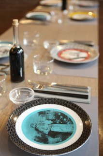 France, ile de france, paris 9e arrondissement, 20 rue des martyrs, restaurant, yoom, gastronomie chinoise, dim sum, petrossian, vaisselle, 
Date : 2011-2012