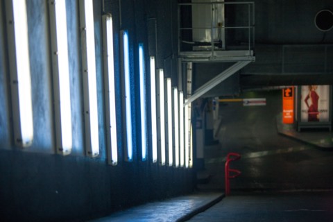 Entrée du parking, rue du Commandant Mouchotte à Paris