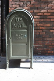 usa, state of New York, NYC, Manhattan, Broadway, boite a lettres us mail,