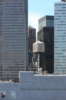 Water storage tank, New York City, USA